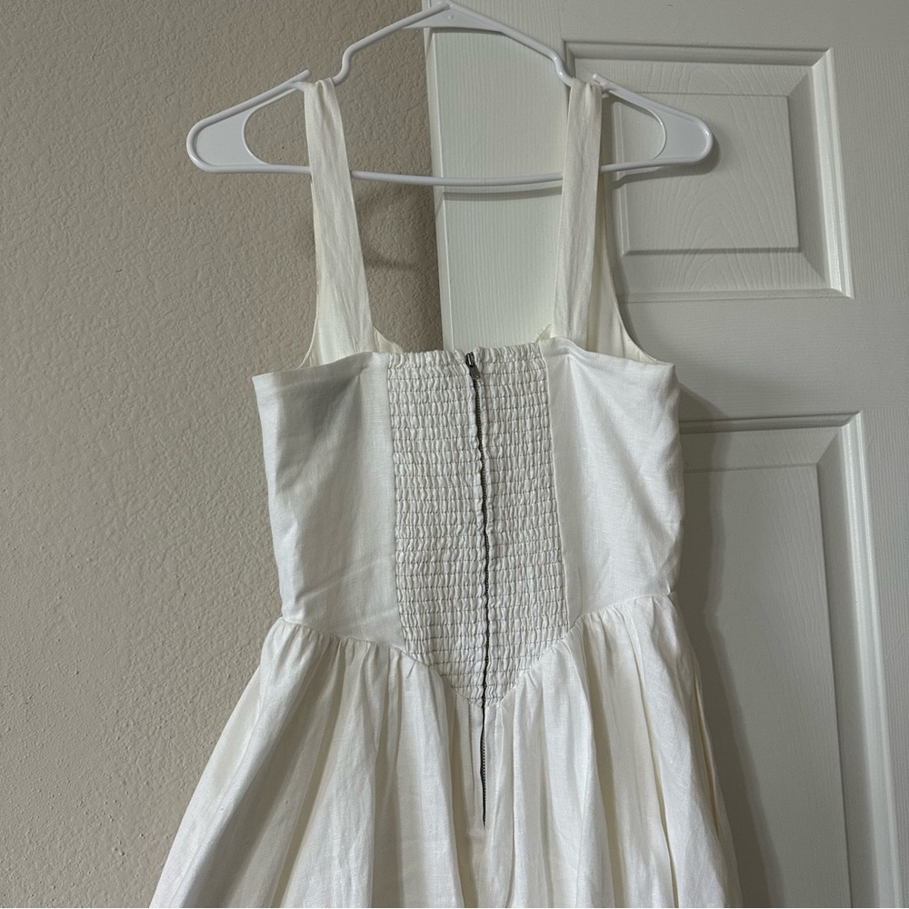 Reformation Balia Linen Dress - Size 6 - Picture 3 of 5